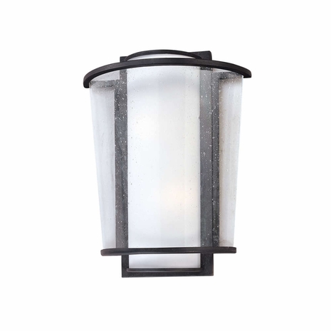 B1351FBZ Troy Hand-Worked Iron Exterior Forged Bronze Bennington 2Lt Wall Sconce Small