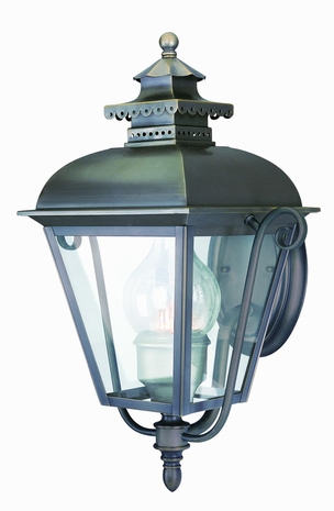 B1452 Troy Lighting Palace Green One Light Wall Light