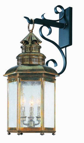B1473 Troy Lighting Fields Tavern Three Light Wall Lantern