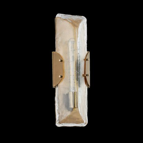 B1517-PBR Troy Lighting Nordic 1Lt Wall Sconce with Patina Brass Finish