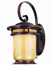 B1611BZ Troy Lighting Laure Lighton 1 Light Wall Lantern in Bronze Finish
