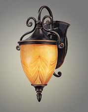 B1621OBZ Troy Lighting Nouveau 1 Light Wall Lantern in Old Bronze Finish