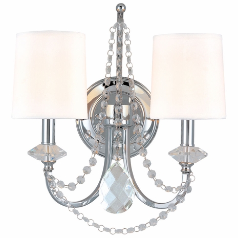 B1640 Troy Lighting Fountainbleau Two Light Wall Sconce