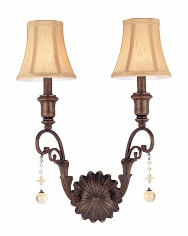 B1652 Troy Lighting Aragon Two Light Wall Sconce