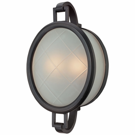 B1963 Troy Lighting Mercer Two Light Outdoor Wall Light
