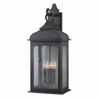 B2013CI Troy Lighting Henry Street 4Lt Wall Sconce with Colonial Iron Finish