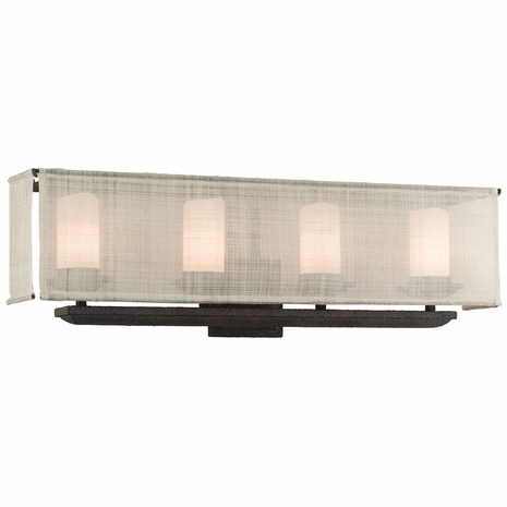 B2204WB Troy Raffia Xlarge Weathered Bark 4 Light Bath