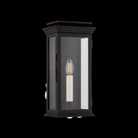B2515-FOR Troy Lighting Louie 1Lt Exterior Wall Sconce with Forged Iron Finish