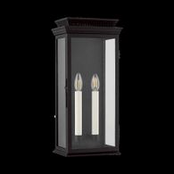 B2520-FOR Troy Lighting Louie 2Lt Exterior Wall Sconce with Forged Iron Finish