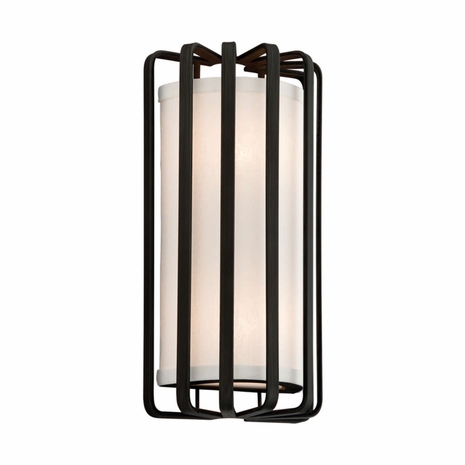 B2811BZ-I Troy Drum Medium Bronze 2 Light ADA Wall Sconce