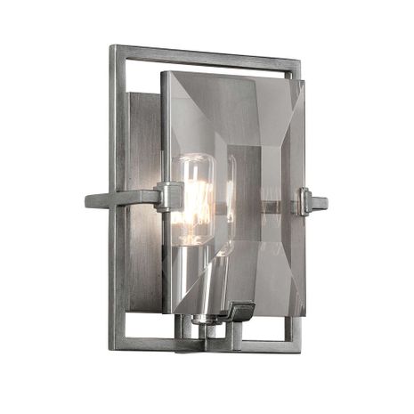 B2822-GRA Troy Lighting Prism 1Lt Wall Sconce with Graphite Finish