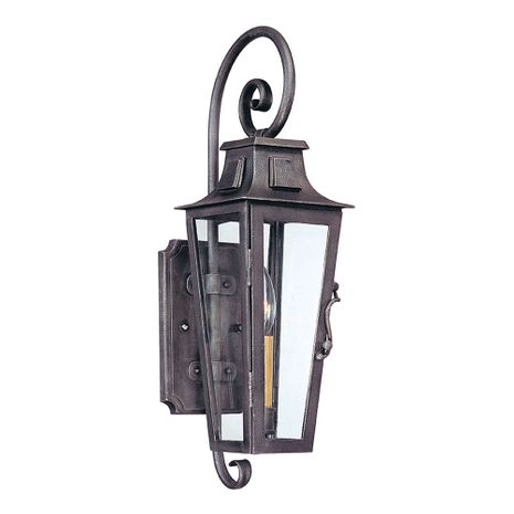 B2961-APW Troy Lighting Parisian Square 1Lt Exterior Wall Sconce with Aged Pewter Finish