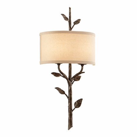 B3182-HBZ Troy Lighting Almont 2Lt Wall Sconce with Heritage Bronze Finish