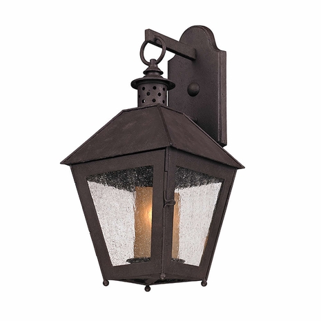B3292 Troy Centennial Rust Sagamore 1Lt Wall Lantern Small