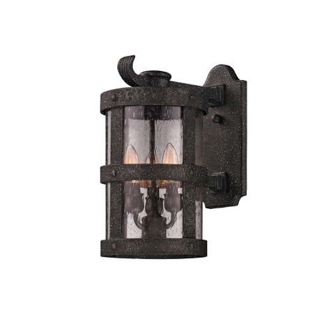 B3312-APW Troy Lighting Barbosa 3Lt Exterior Wall Sconce with Aged Pewter Finish
