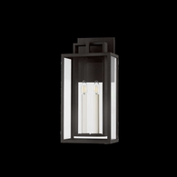 B3620-TBK Troy Lighting Amire 2Lt Exterior Wall Sconce with Textured Black Finish