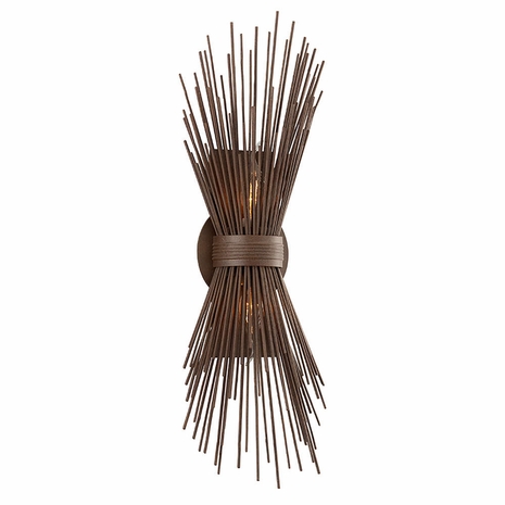 B3661 Troy Tide Pool Bronze Uni 2Lt Wall Sconce
