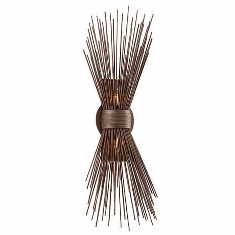 B3662 Troy Tide Pool Bronze Uni 2Lt Wall Sconce