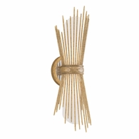 B4142-VGL Troy Lighting Blink Bath and Vanity 2 Lt with Vintage Gold Leaf Finish