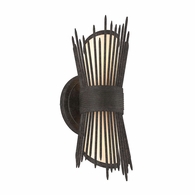 B4271-FRN Troy Lighting Blink 2Lt Exterior Wall Sconce with French Iron Finish