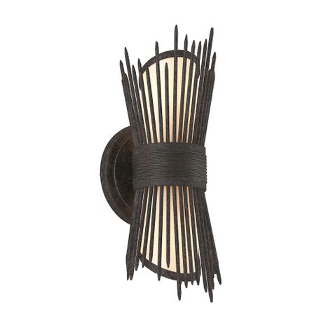 B4271-FRN Troy Lighting Blink 2Lt Exterior Wall Sconce with French Iron Finish