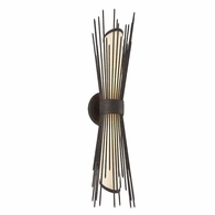 B4273-FRN Troy Lighting Blink 2Lt Exterior Wall Sconce with French Iron Finish