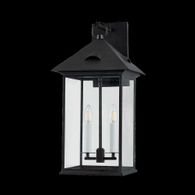B4928-FOR Troy Lighting Corning 2Lt Exterior Wall Sconce with Forged Iron Finish