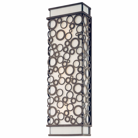B5013FI Troy Exterior Aqua French Iron Large 3 Light Wall Lantern
