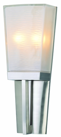 B5042BSS Troy Lighting Tao 2 Light Wall Lantern in Brushed Stainless Finish