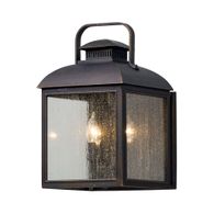 B5082-VBZ Troy Lighting Chamberlain 3Lt Exterior Wall Sconce with Vintage Bronze Finish