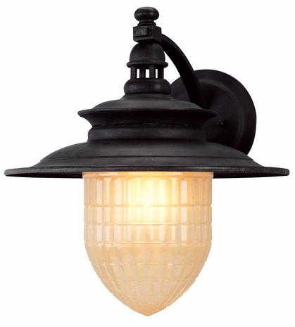 B5082SBZ Troy Lighting Quincy 1 Light Wall Lantern in Statuary Bronze Finish