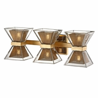 B5803-GL Troy Lighting Expression Bath and Vanity 6 Lt with Gold Leaf Finish