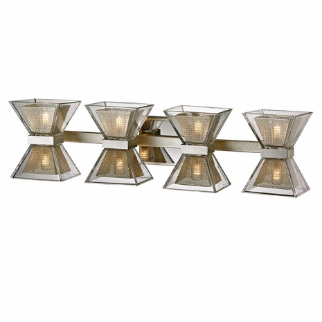 B5814-SL Troy Lighting Expression Bath and Vanity 8 Lt with Silver Leaf Finish