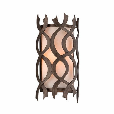 B6101 Troy Cottage Bronze Mai Tai 1Lt Wall Sconce