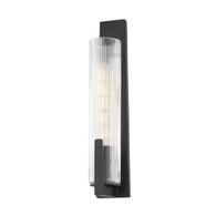 B6918-FOR Troy Lighting Malakai 1Lt Wall Sconce with Forged Iron Finish