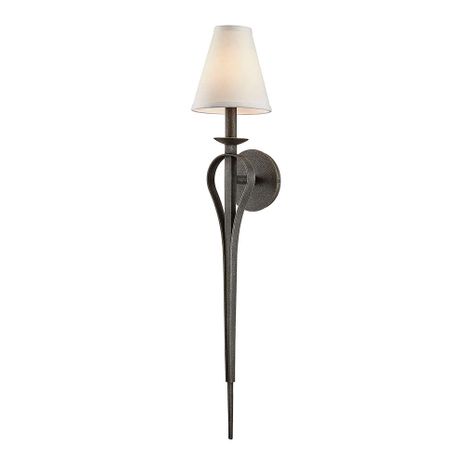B7071 Troy Lighting Halton 1Lt Wall Sconce with Pompeii Silver Finish