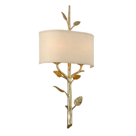 B7172-GL Troy Lighting Almont 2Lt Wall Sconce with Gold Leaf Finish