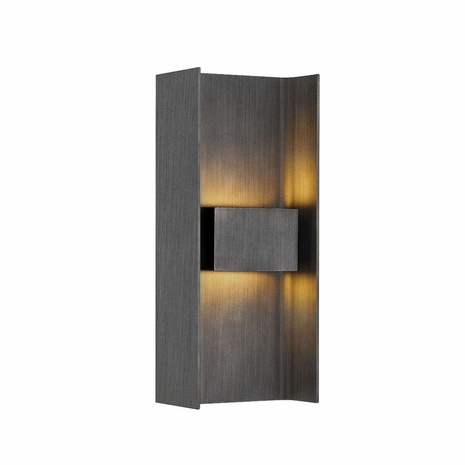 B7291-GRA Troy Lighting Scotsman 2Lt Exterior Wall Sconce with Graphite Finish