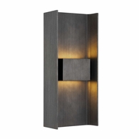 B7292-GRA Troy Lighting Scotsman 2Lt Exterior Wall Sconce with Graphite Finish