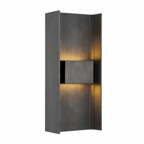 B7292-GRA Troy Lighting Scotsman 2Lt Exterior Wall Sconce with Graphite Finish