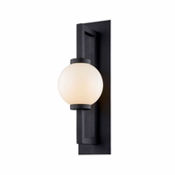 B7321-TBK Troy Lighting Darwin 1Lt Wall Sconce with Texture Black Finish
