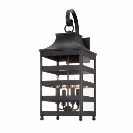 B7433 Troy Forged Iron Holstrom 4Lt Wall