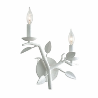 B7622-GSW Troy Lighting Aubrey 2Lt Wall Sconce with Gesso White Finish