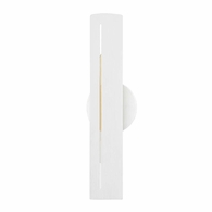 B7881-GSW Troy Lighting Brandon 2Lt Wall Sconce with Gesso White Finish