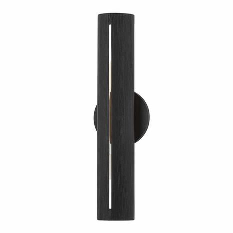 B7881-TBK Troy Lighting Brandon 2Lt Wall Sconce with Textured Black Finish