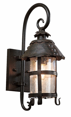 B8321NB Troy Lighting Camelot 1 Light Wall Lantern in Natural Bronze Finish