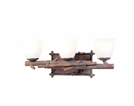 B8733 Troy Lighting Cheyenne Three-Light Bathroom Wall Sconce