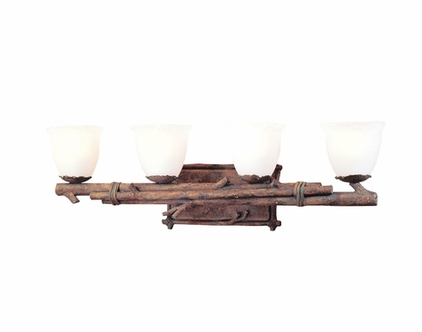 B8734 Troy Lighting Cheyenne Four-Light Bathroom Wall Sconce