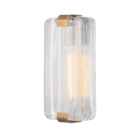 B8814-PBR Troy Lighting Playa Del Rey 1Lt Wall Sconce with Patina Brass Finish