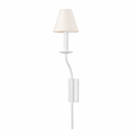 B8825-GSW Troy Lighting Lomita 1Lt Wall Sconce with Gesso White Finish